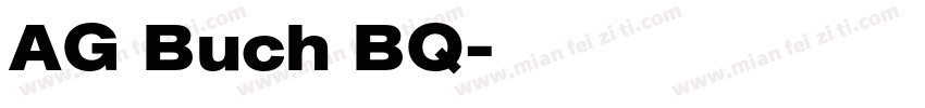 AG Buch BQ字体转换